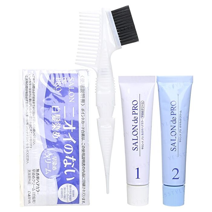 Salon De Pro Unscented Gray Hair Quick Color Cream - 5A Deep Ash Brown