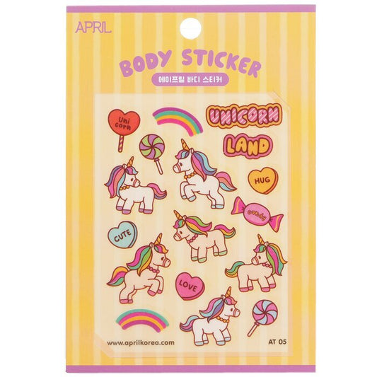 April Korea April Body Sticker -  AT 05 1pc