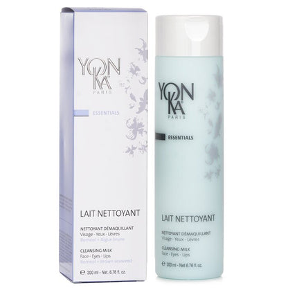 Yonka Essentials Cleansing Milk With Borneol - Face, Eyes & Lips 200ml