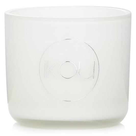iKOU Essentials Aromatherapy Natural Wax Candle Glass - Joy (Australian White Flannel Flower) 85g