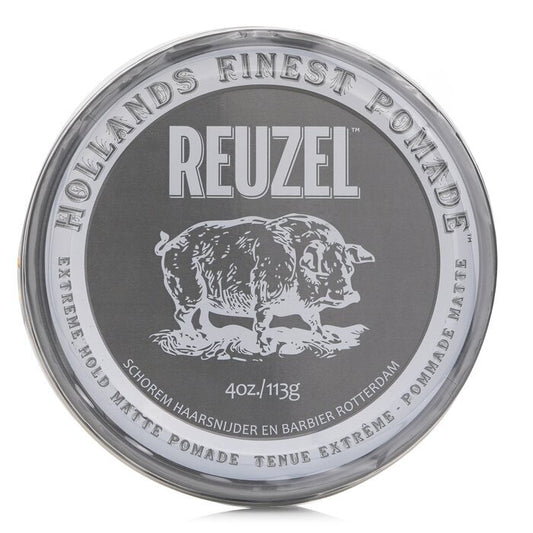 Reuzel Extreme Hold Matte Pomade (Extreme Hold, No Shine, Water Soluble) 113g