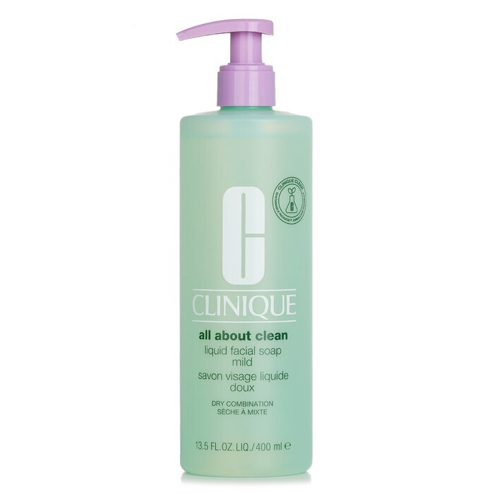 Clinique All About Clean Liquid Facial Soap Mild (Dry Combination Skin) 400ml