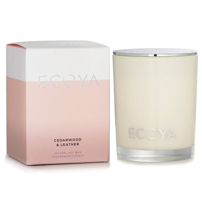 Ecoya Mini Madison Candle - Cedarwood & Leather 80g/2.8oz