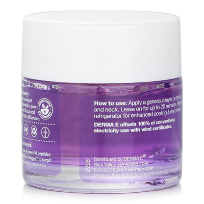 Derma E Advanced Peptides & Flora-Collagen Cryo-Gel Mask (Exp. Date 30 June 2026) 56g