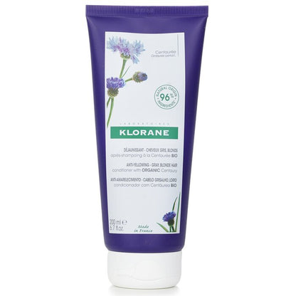 Klorane Conditioner With Organic Centaury (Anti Yellowing Gray Blonde Hair) 200ml