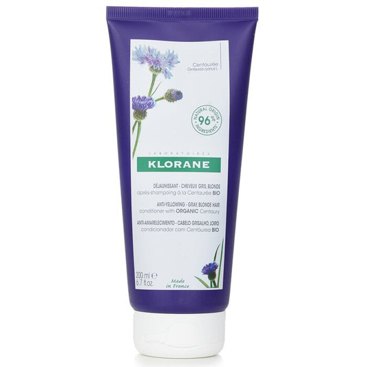 Klorane Conditioner With Organic Centaury (Anti Yellowing Gray Blonde Hair) 200ml