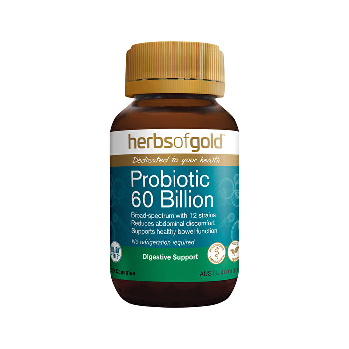 Herbs Of Gold Probiotic 60 Billion 30c