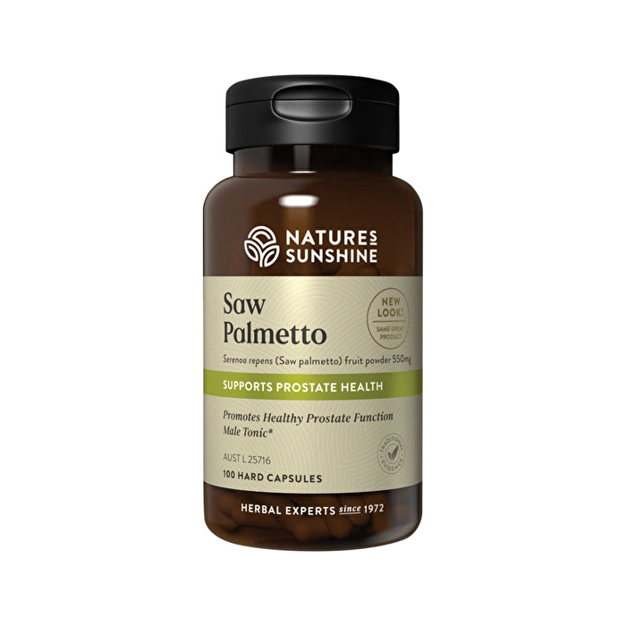Natures Sunshine Saw Palmetto 550mg 100c